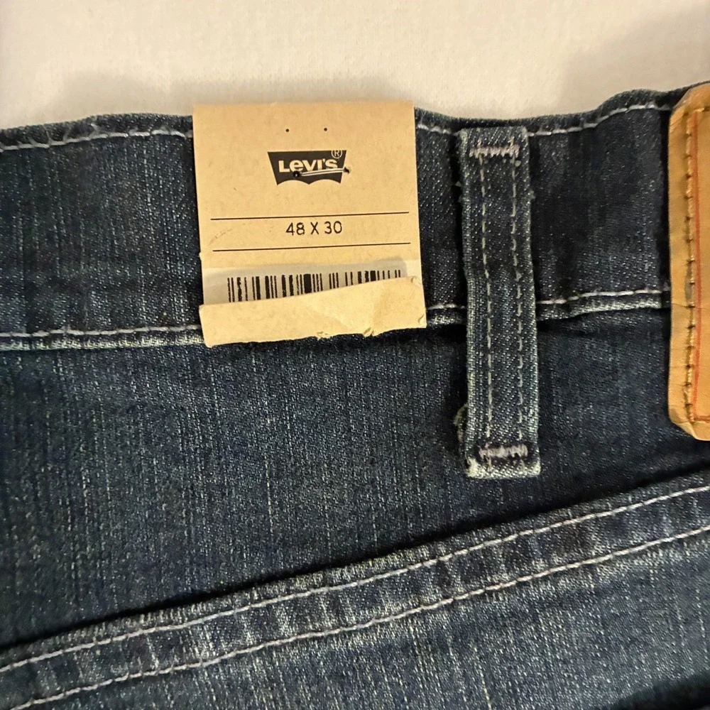 NWT Levis 559 Relaxed Straight Jeans Mens 48x30 Dark Wash Denim Casual Work Pant